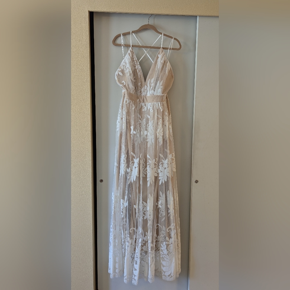 Custom Ivory White Lace Dress